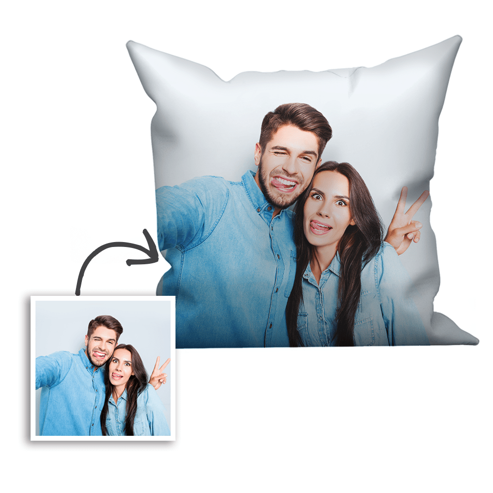 Custom Throw Pillow Photo Valentines Gifts Anniversary Gifts - Giftlab