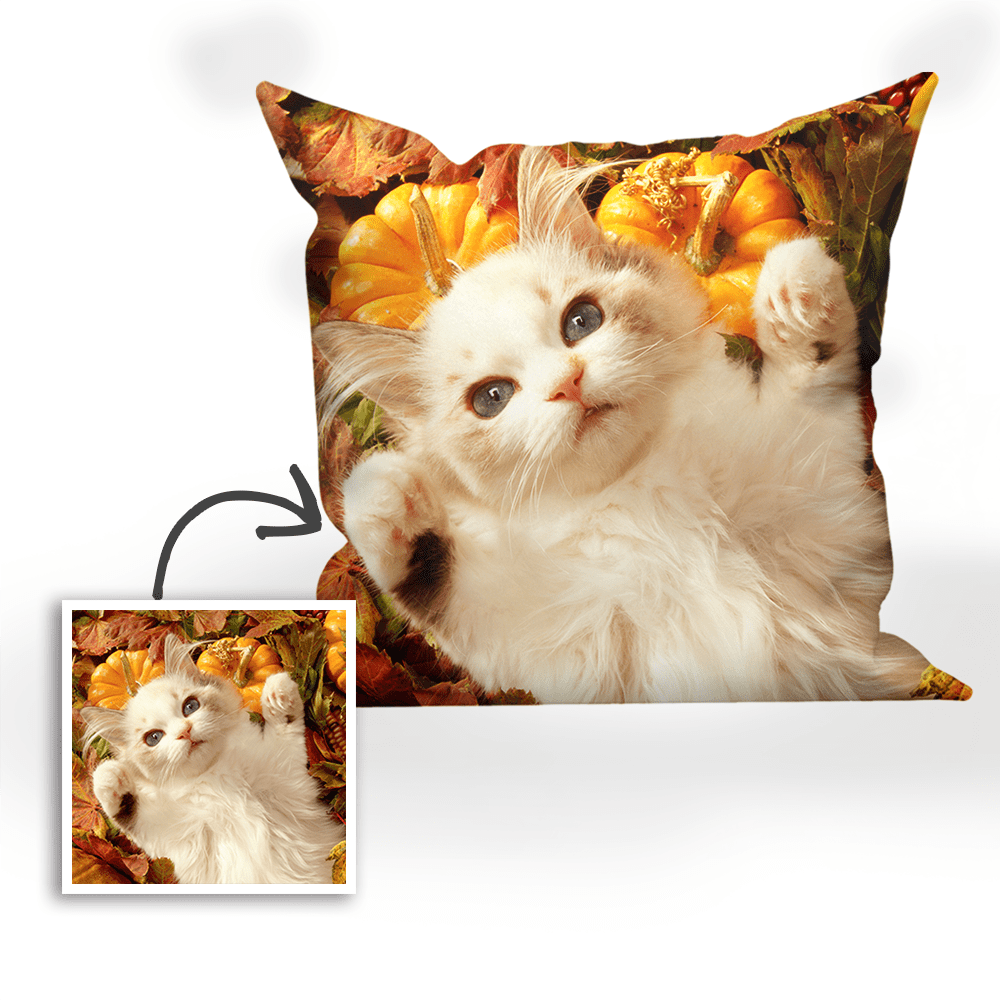 Cat Memorial Gift Photo Pillow - Giftlab