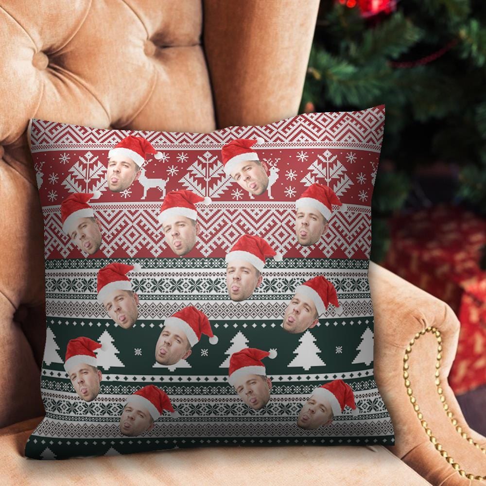 Christmas Gifts Custom Face Pillow - Giftlab
