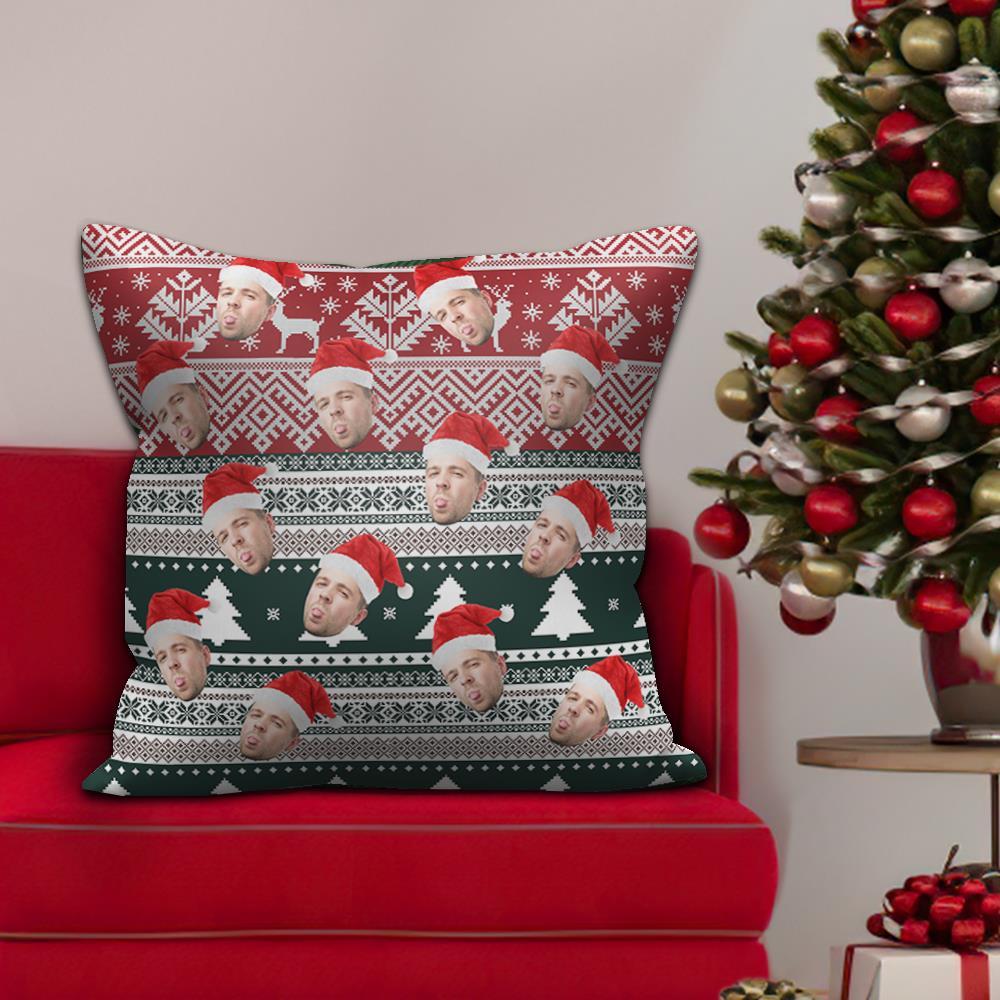 Christmas Gifts Custom Face Pillow - Giftlab