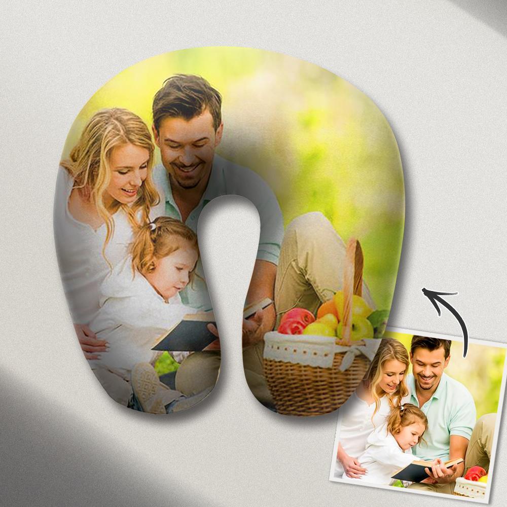 Anniversary Gift Personalized Travel Neck Pillow - Giftlab