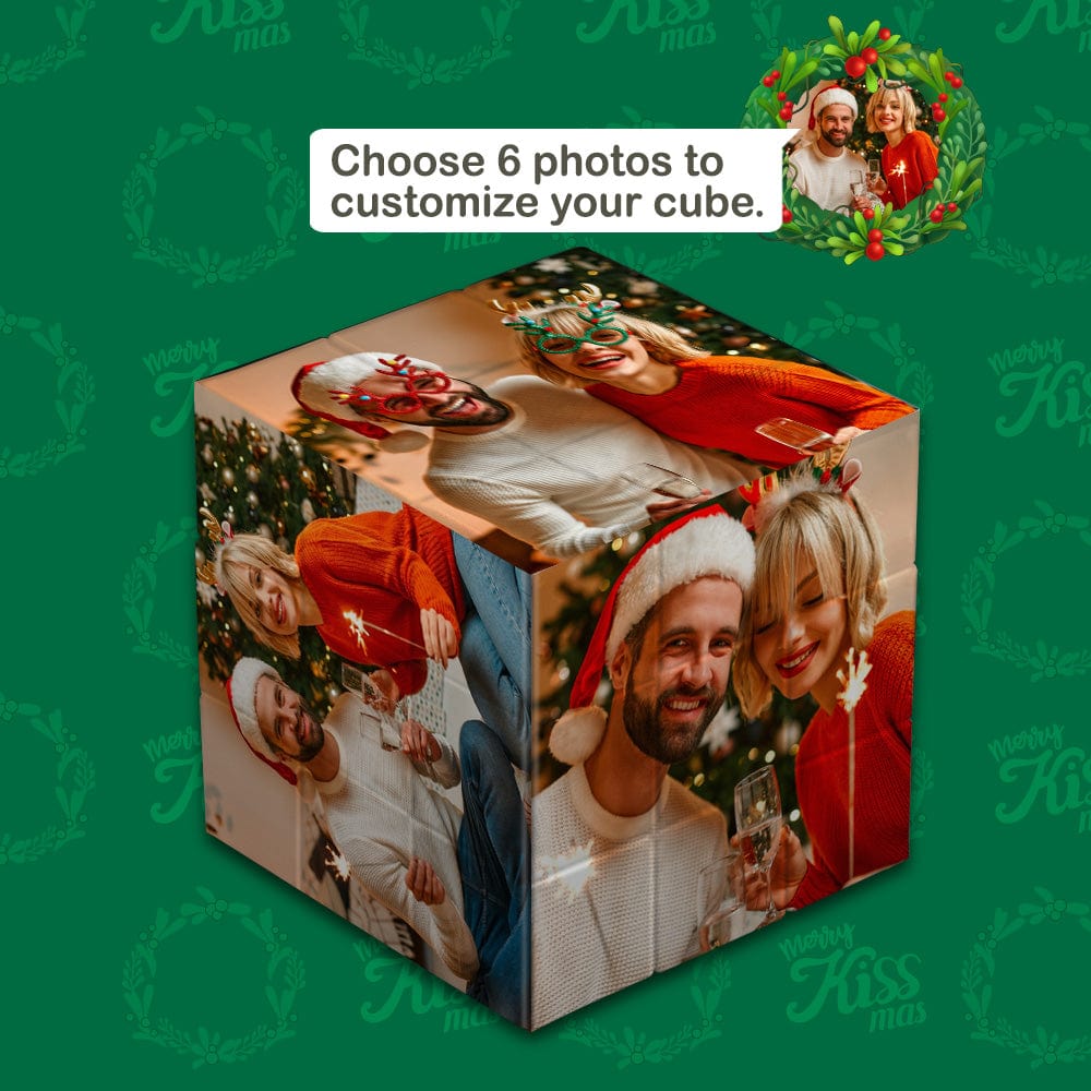 Christmas Gifts Photo Rubic's Cube Custom Photo Cube Gifts For Couples - Giftlab