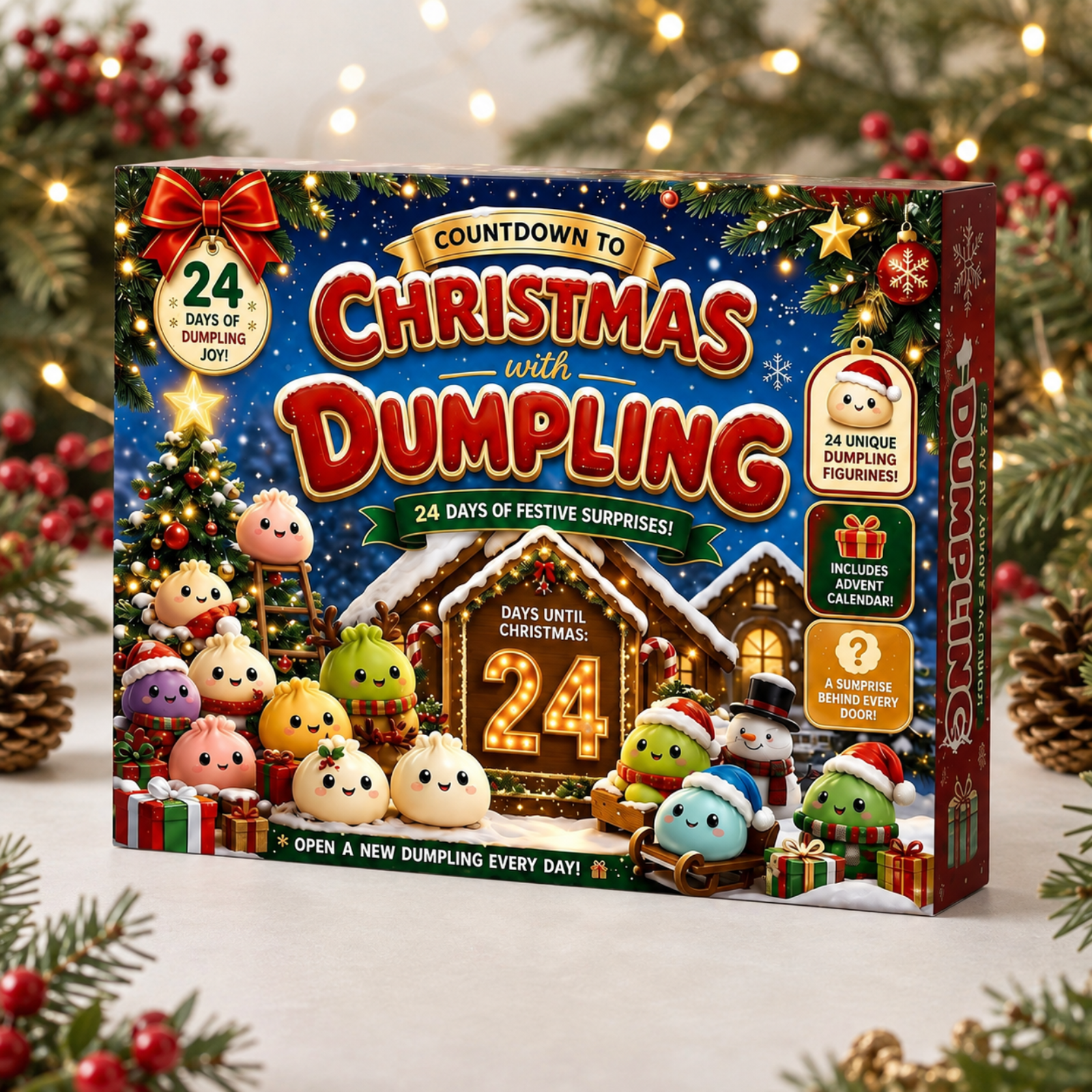 [Copy]Christmas Countdown Squeeze Toy Blind Box Refill