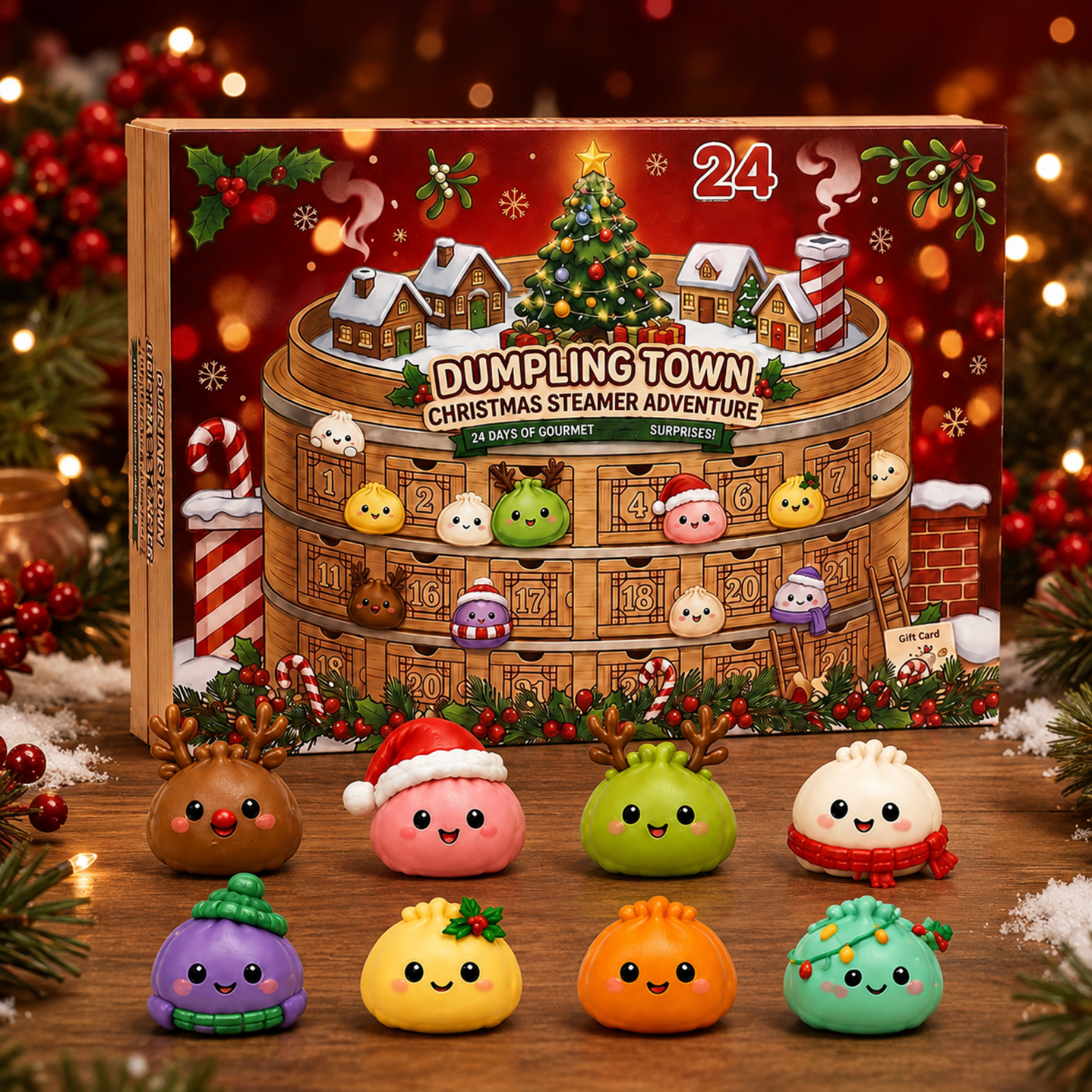 Christmas Countdown Squeeze Toy Blind Box Refill