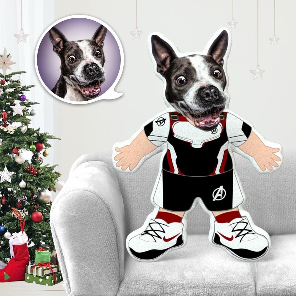 Dog Face Pillow Pet Pillow Gifts for Dog Lovers Quantum Suit Costume - Giftlab