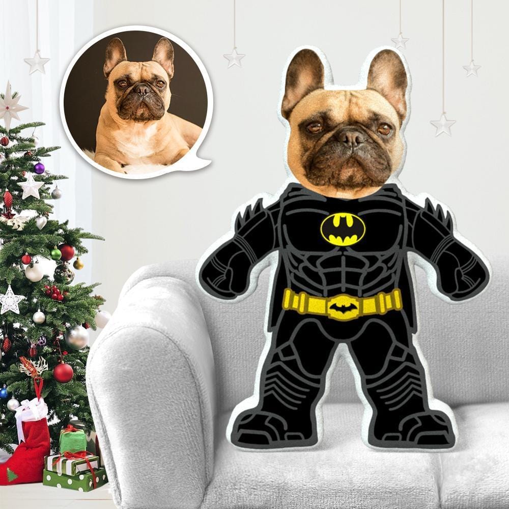 Pillow Pet Photo Pillow Gifts for Dog Lovers Batman Costume Gifts - Giftlab