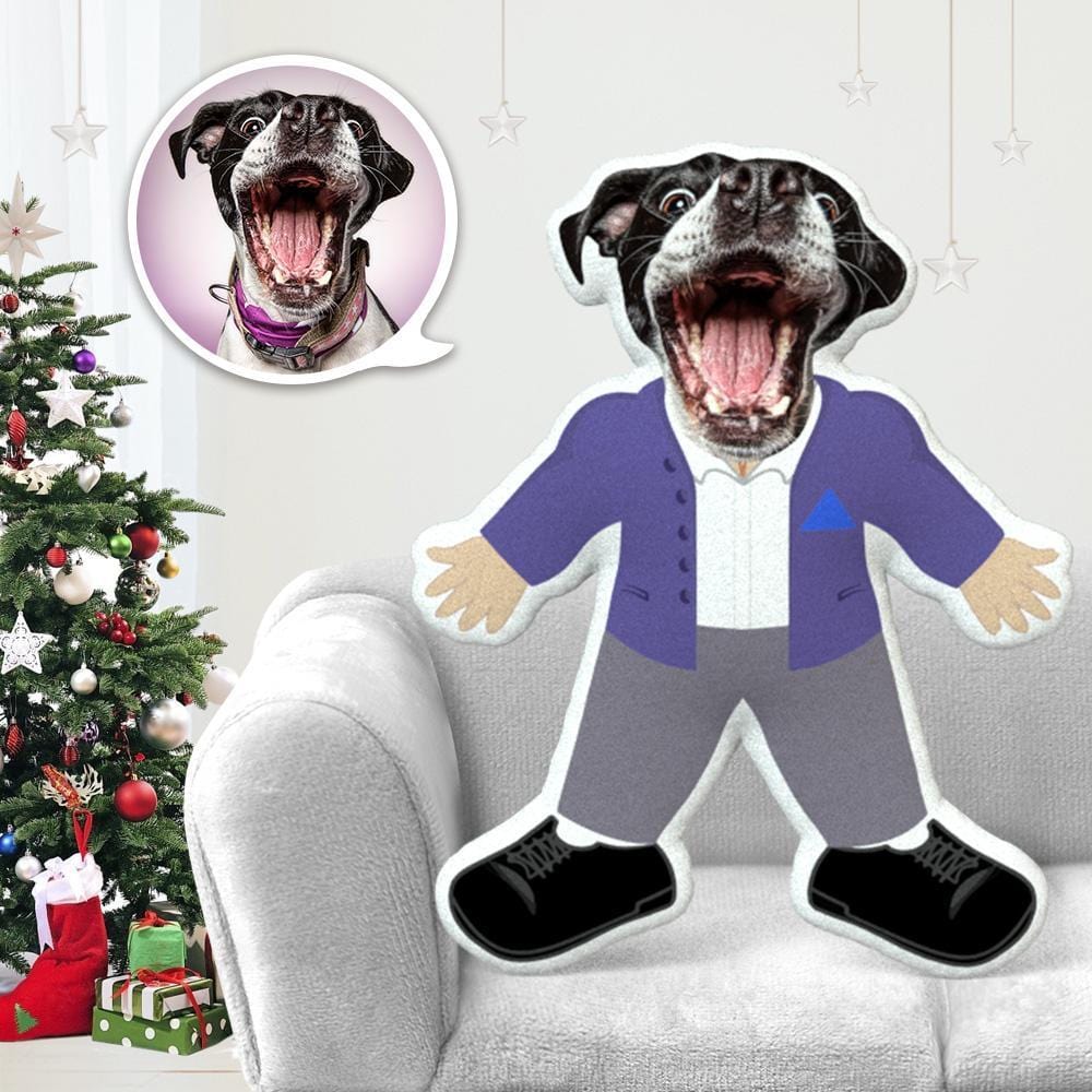 Dog Face Stuffed Animals Pillow Pet Photo Pillow Gifts for Dog Lovers Lee Hangyul Costume - Giftlab