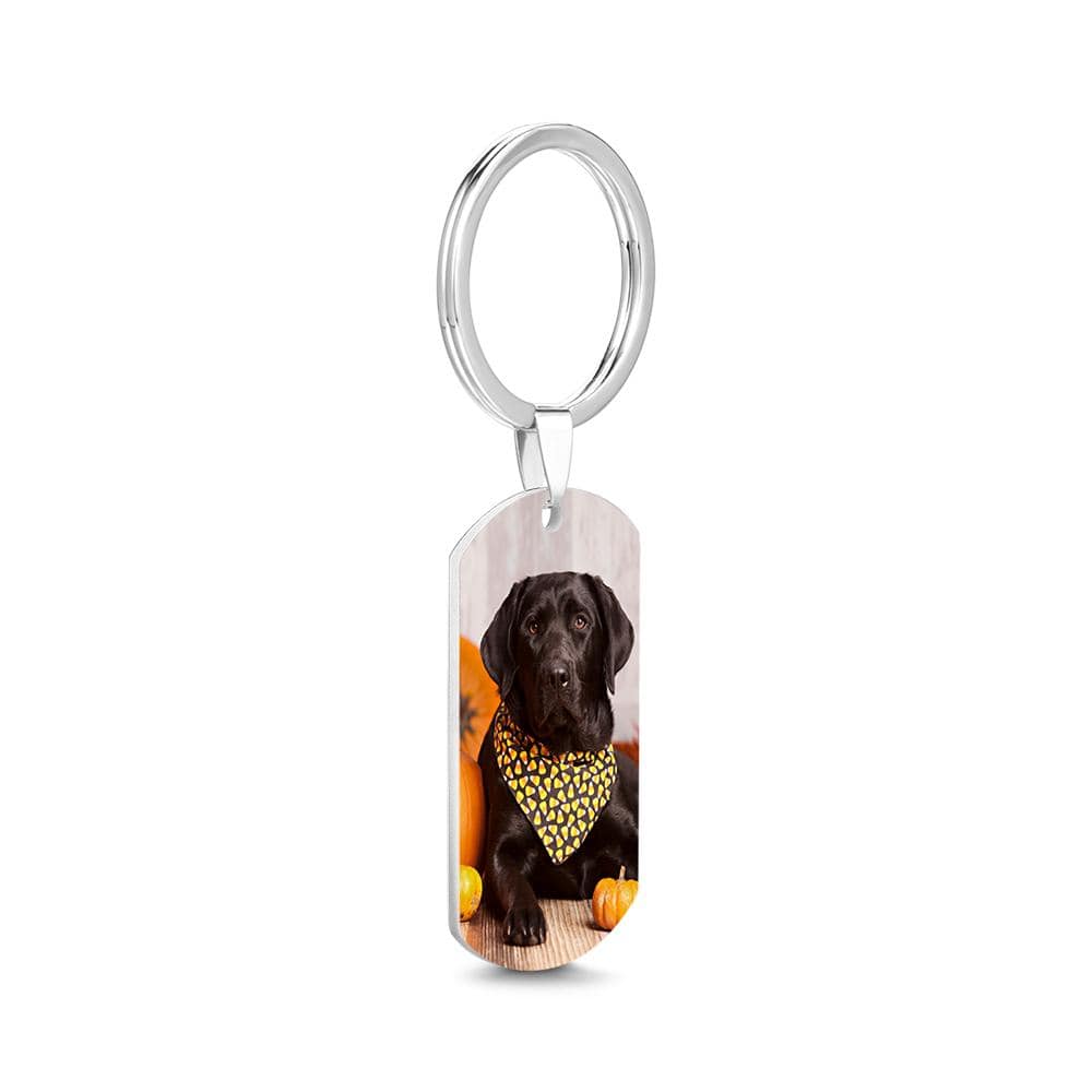 Halloween Gift Photo Keychain - Stainless Steel - Giftlab