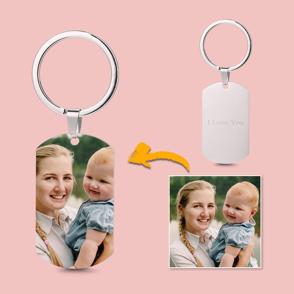 Mothers Day Keychain Photo Keychain Mother's Day Gifts For Her - Giftlab