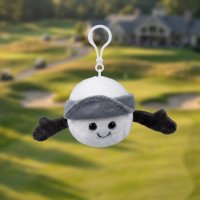 Plush Golf Ball Charm