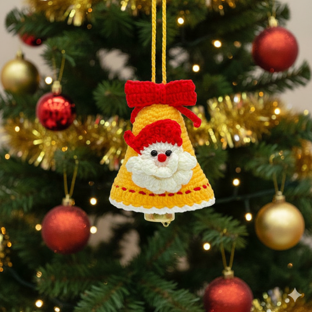 Hand-Knitted Christmas Ornaments Christmas Decorations Gift
