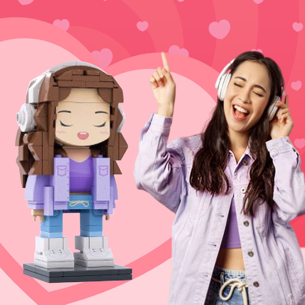 Valentine's Day Gifts Full Body Custom Brick Figures Small Particle Block Toy Creative Gifts for Her - Giftlab