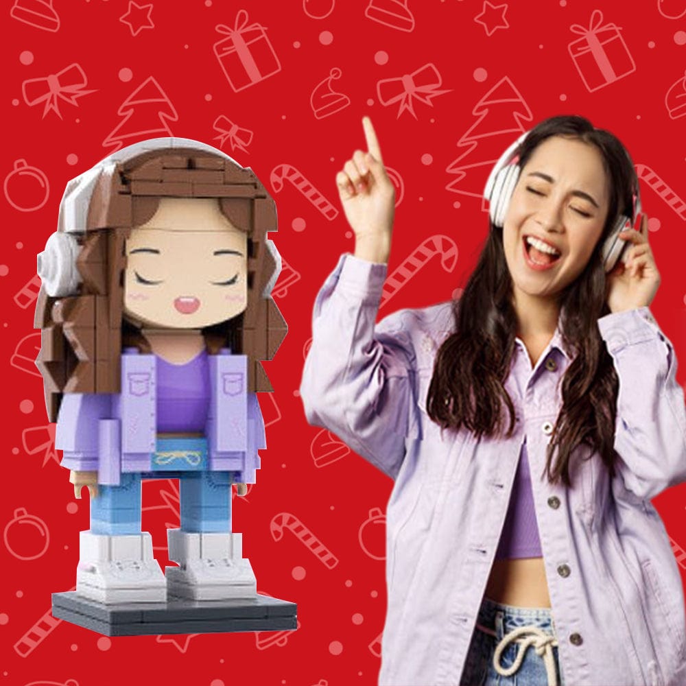 Valentine's Day Gifts Full Body Custom Brick Figures Small Particle Block Toy Creative Gifts for Her - Giftlab