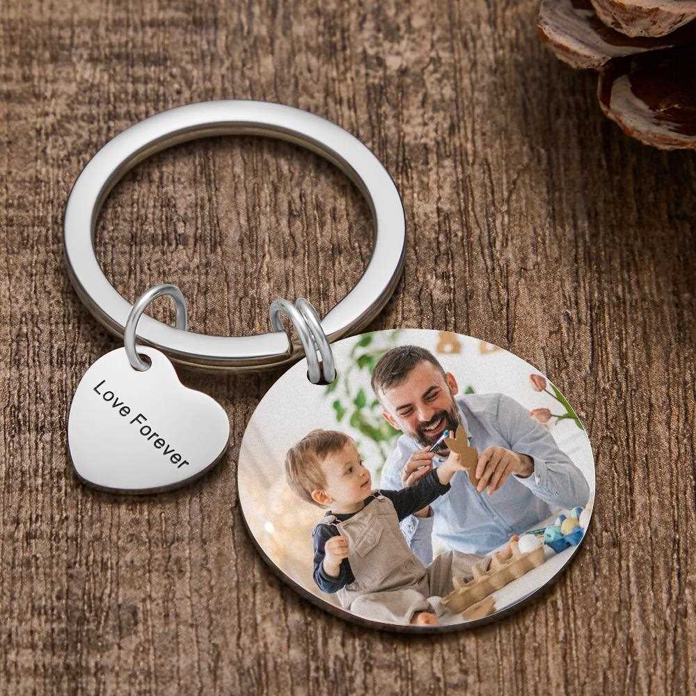 Personalized Calendar Keychain Picture Keychains Anniversary Gifts for Dad - Giftlab