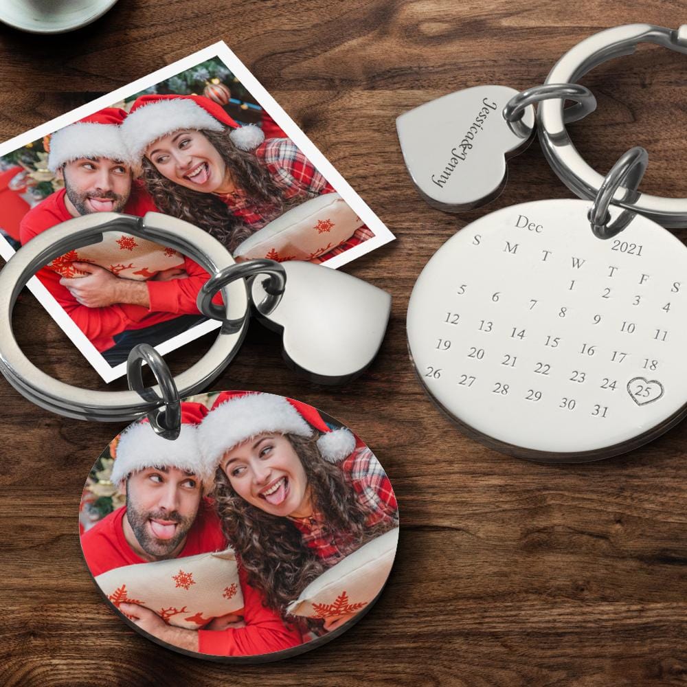 Calendar Keychain Custom Picture Keychains Custom Graduation Gifts - Giftlab