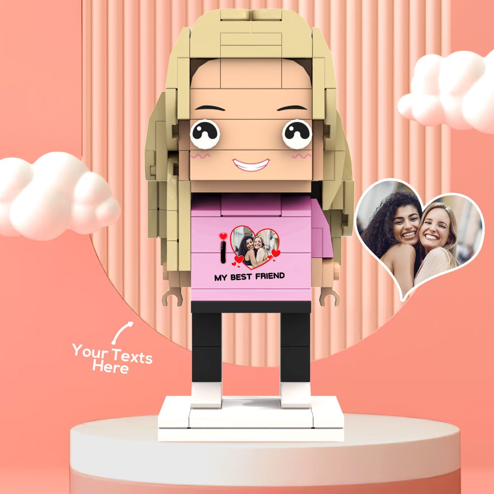Valentine's Day Gifts Custom Brick Figures Personlized Poto & Text Brick Figures My Best XXX Brick Figures - Giftlab