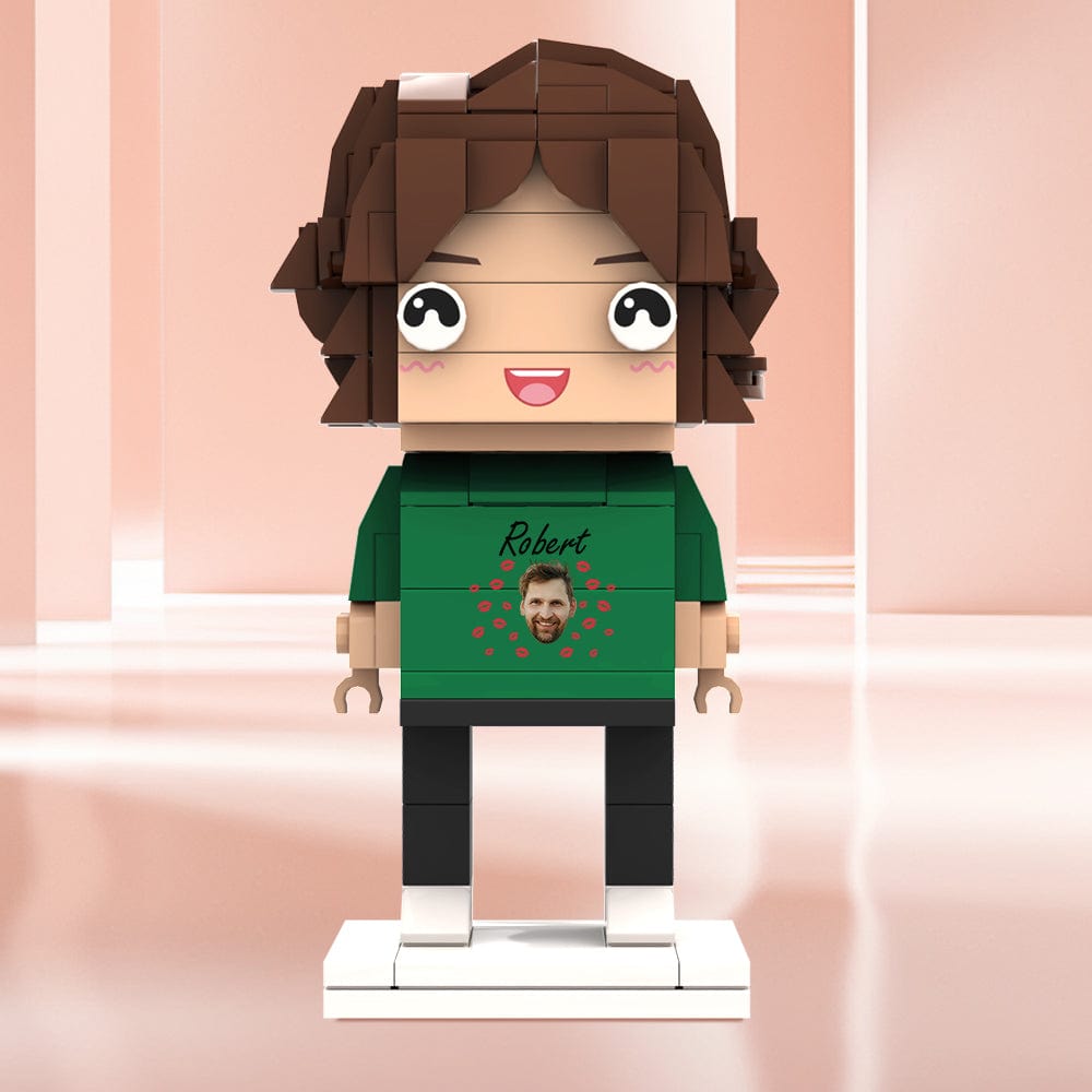 Valentine's Day Gifts Custom Brick Figures Personlized Face & Name Brick Figures - Giftlab