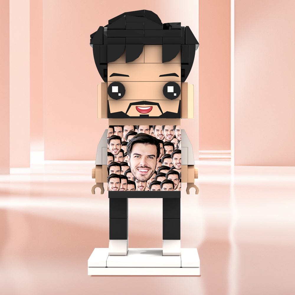 Valentine's Day Gifts Custom Brick Figures Personlized Mash Face Brick Figures - Giftlab