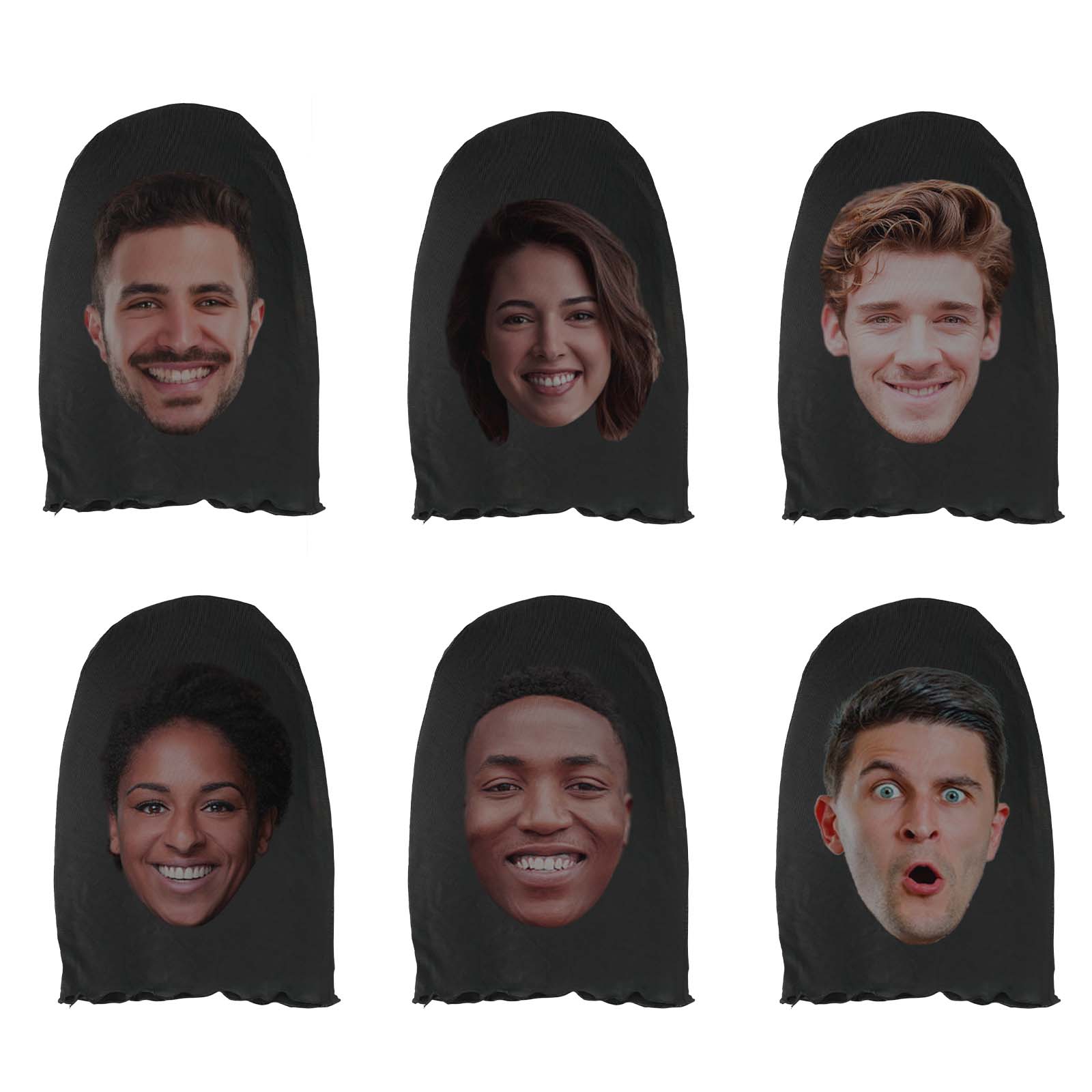 Custom Face 3D Spoof Mask Personalized Cosplay Funny Mask Performance Mask for Party Halloween Gifts