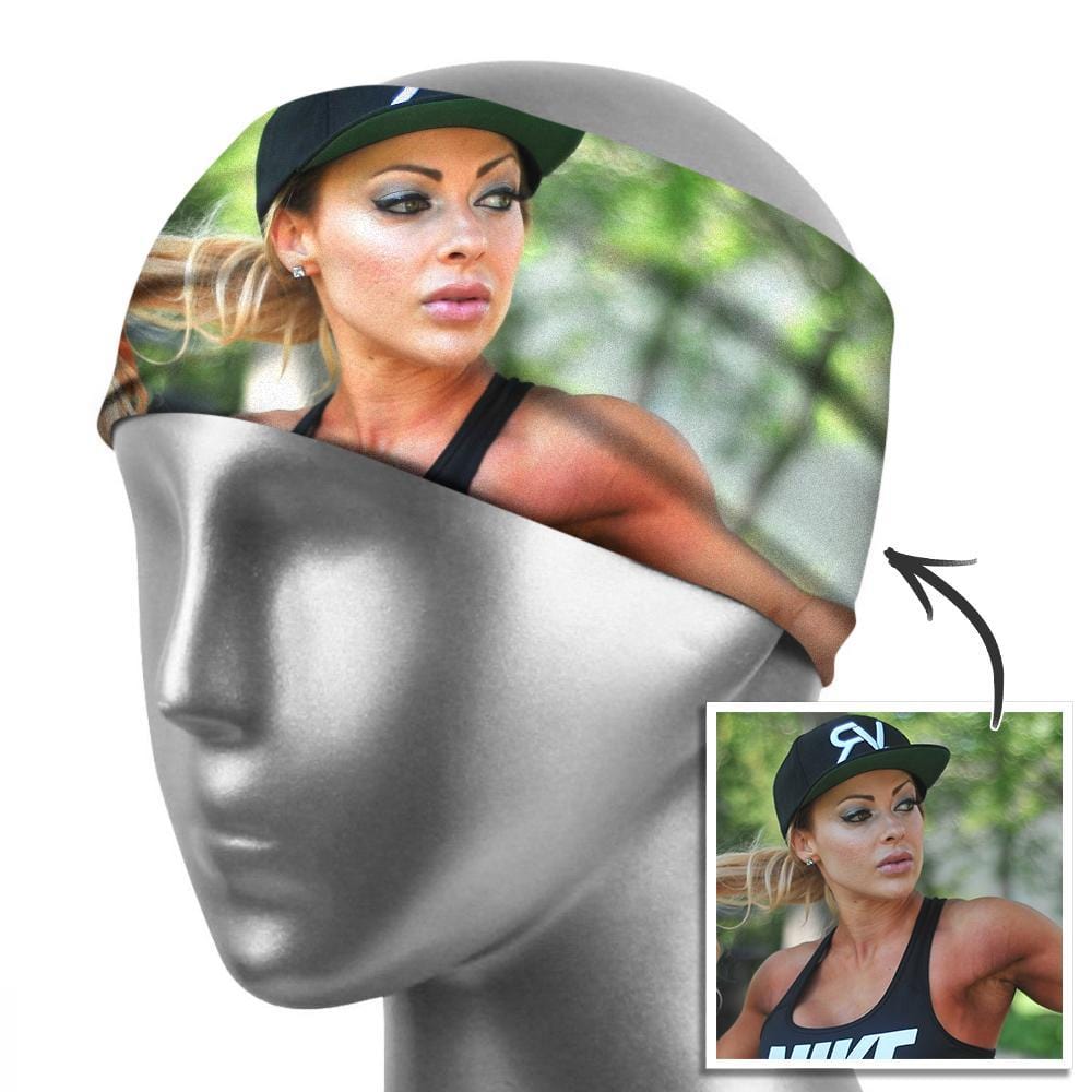 Personalized Sports Sweatband Photo Sweatbands Sport Wear Valentine's Day Gifts For Her - Giftlab