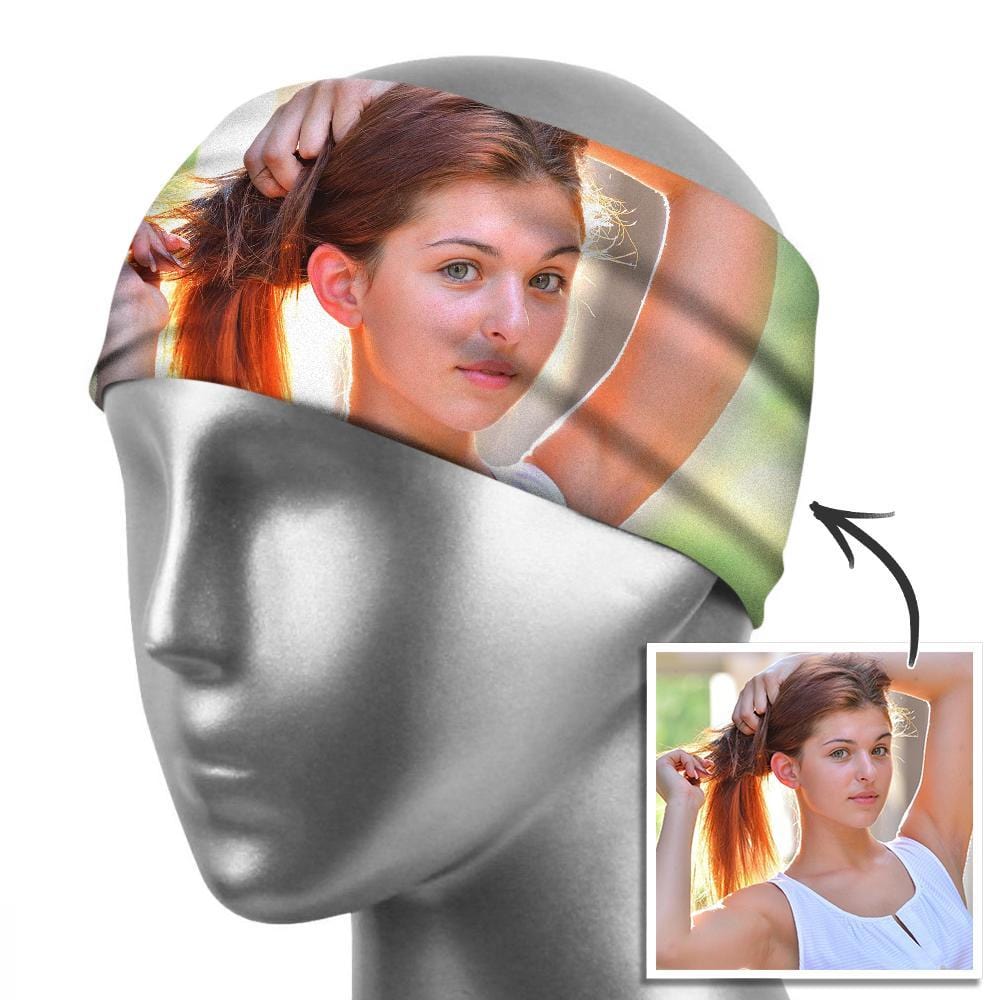 Personalized Sports Sweatband Photo Sweatbands Running Sweatband Yoga Sweatband Valentine's Day Gifts for Girlfriend - Giftlab