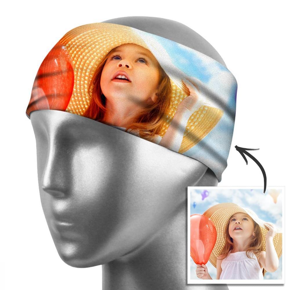 Photo Sweatbands Personalized Running Sweatband Cross Training Sweatband Yoga Sweatband Valentine's Day Gifts For Wife - Giftlab