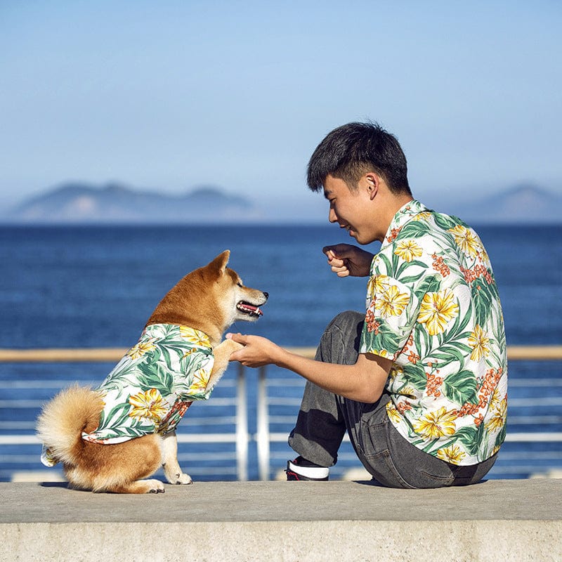 Dog Hawaiian Shirt Matching Dog and Owner Hawaiian Shirts - Giftlab