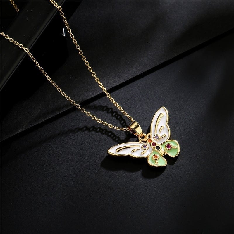 Colorful Fashion Butterfly Necklace Birthday Gift Valentine's Day for Her - Giftlab