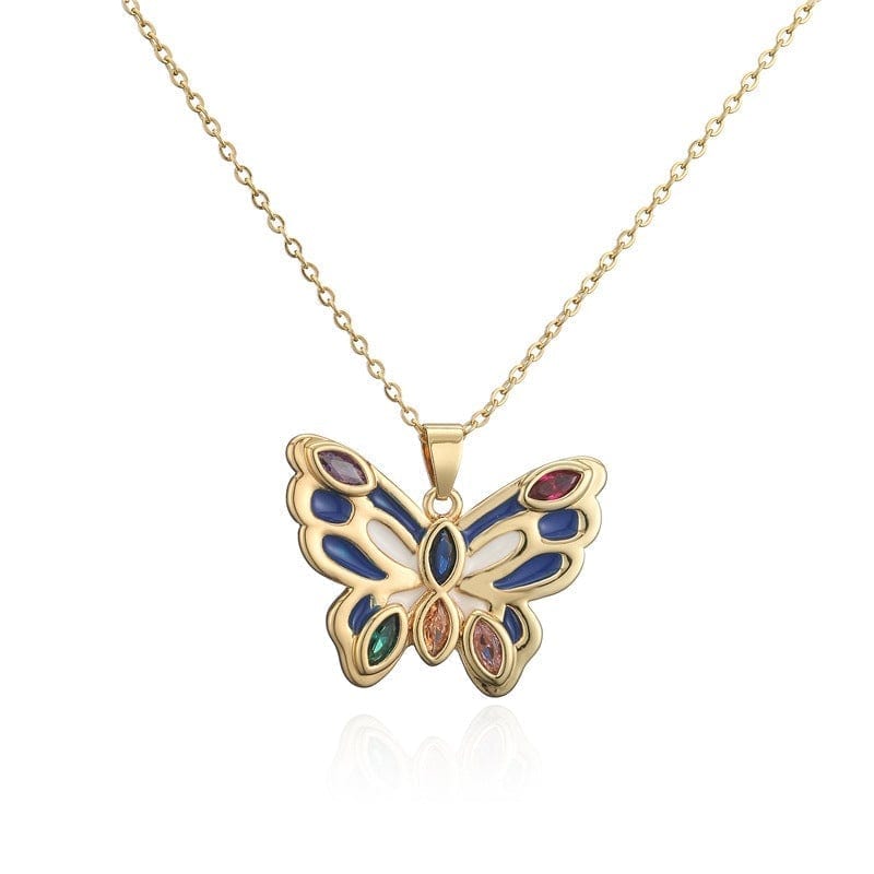 Butterfly Pendant Necklace Insect Series Valentine's Day Gifts for Wife - Giftlab
