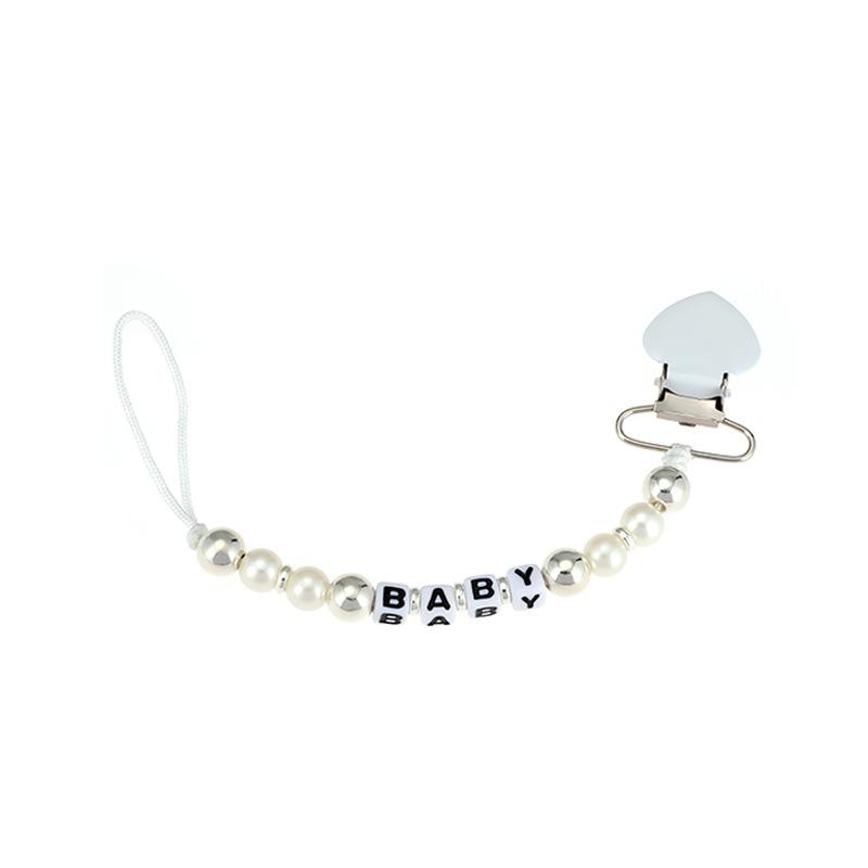 Luxury Personalized Name Bling Gold Pacifier Set with Clip and Holder Custom Name Baby Gift for Baby Shower