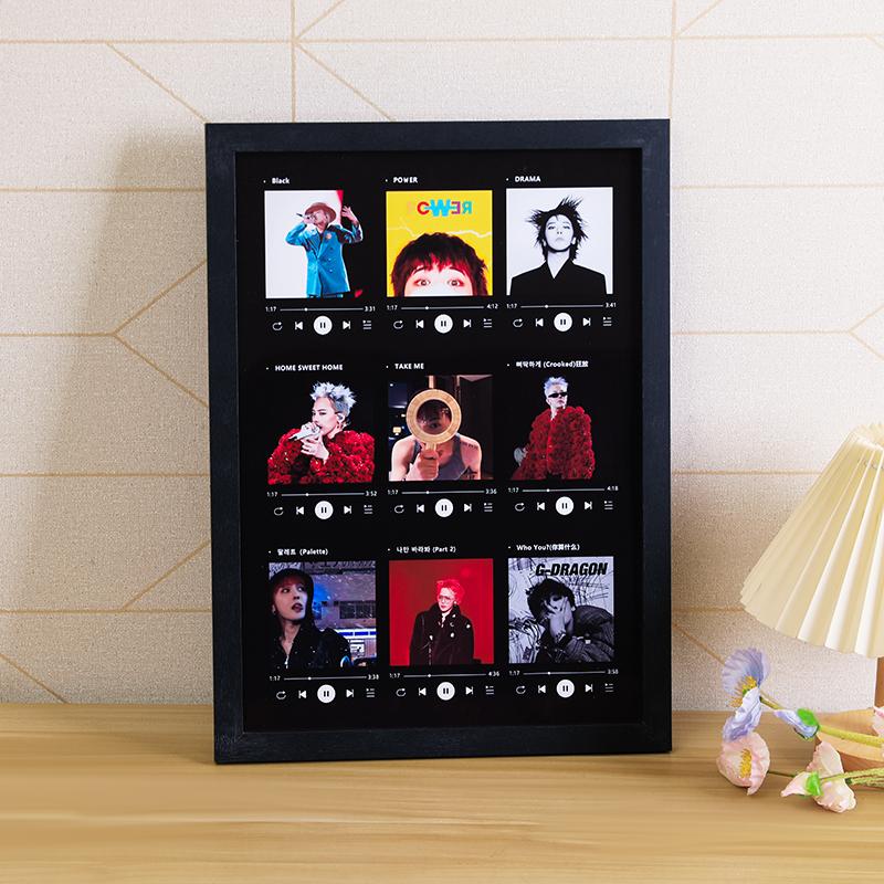 Custom Music Photo Frame Personalized Photo Home Decoration Creative Memorial Gift