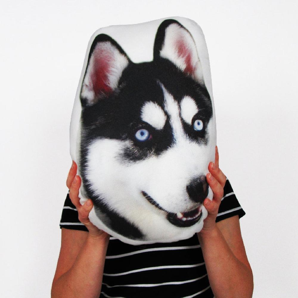 Husky Face Pillow Gifts For Dog Lovers Memorial Gifts - Giftlab