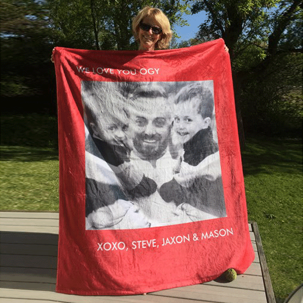 Custom Blankets Anniversary Gift For Her - Giftlab