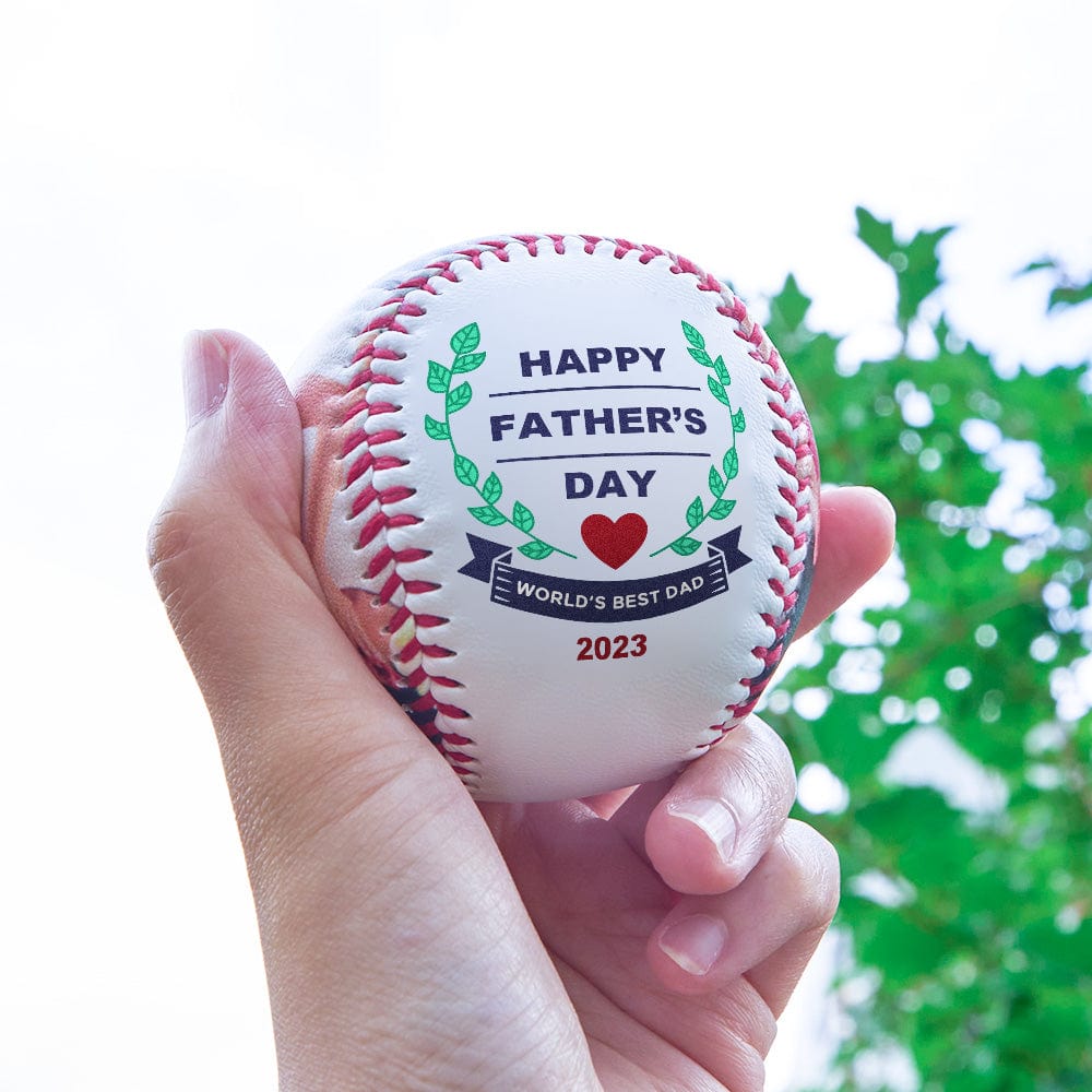 Custom Photo Engraved Baseball Creative Sports Gifts for Father - Giftlab