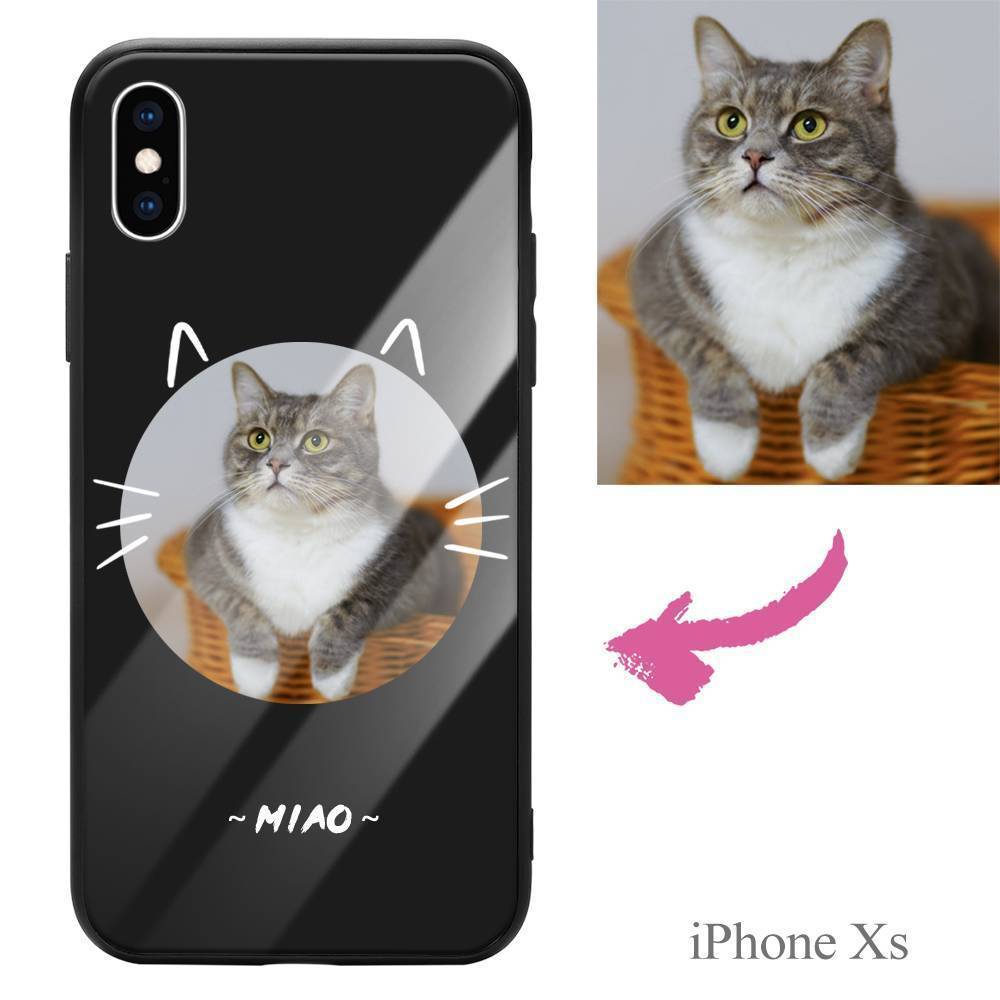 iPhoneXs Custom Cat Photo Protective Phone Case - Giftlab