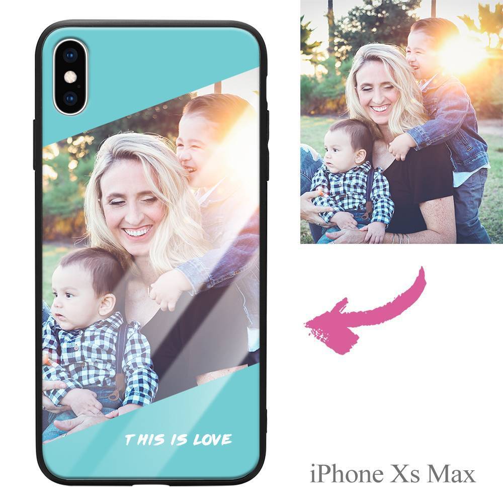 iPhoneXs Max Custom This Is Love Photo Protective Phone Case - Giftlab