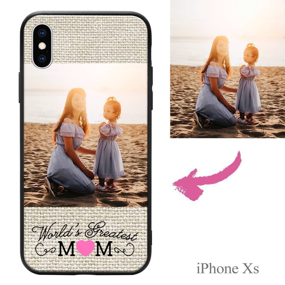 iPhoneXs Custom Mom Photo Protective Phone Case - Giftlab