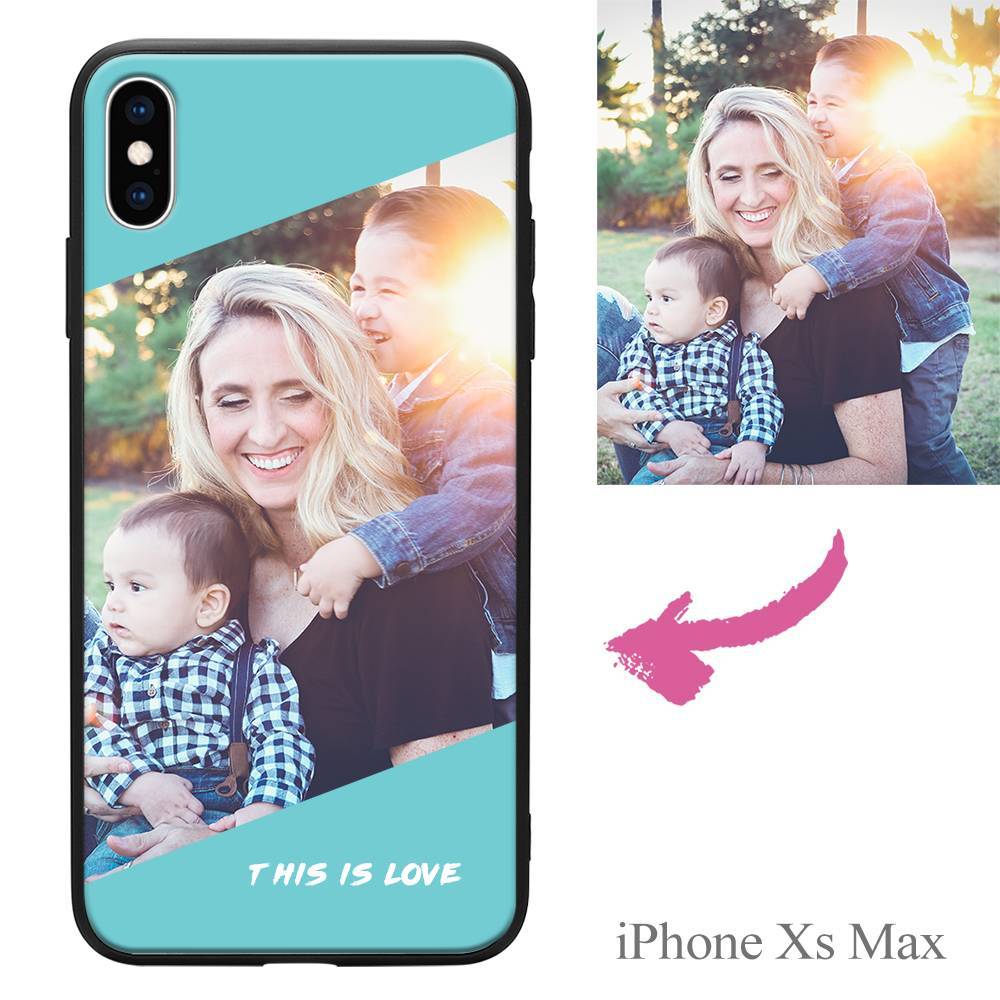iPhoneXs Max Custom This Is Love Photo Protective Phone Case - Giftlab