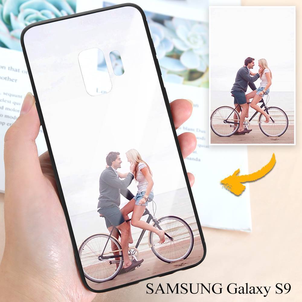 Samsung Galaxy S9 Custom Photo Protective Phone Case - Glass Surface - Giftlab