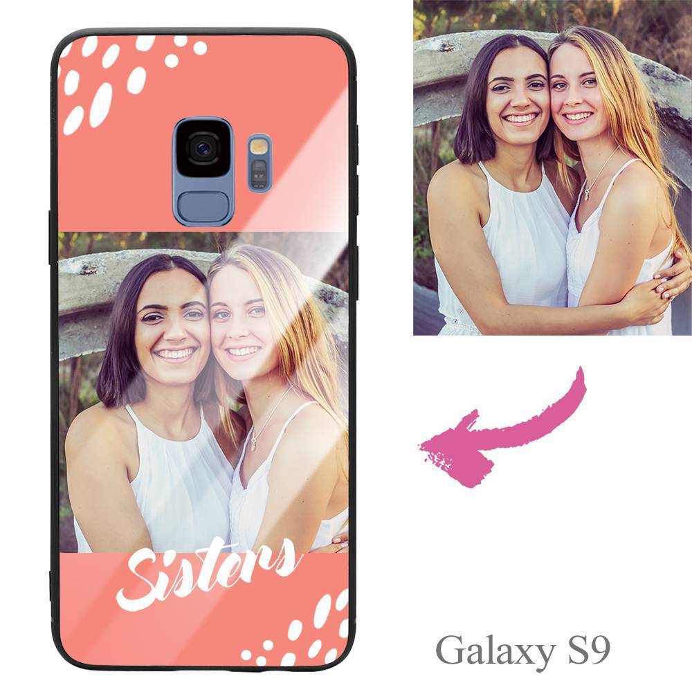Galaxy S9 Custom Sisters Photo Protective Phone Case - Giftlab