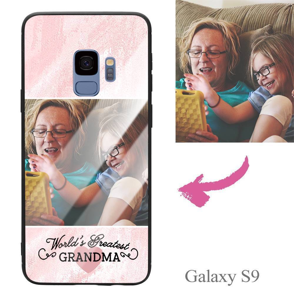 Galaxy S9 Custom Grandma Photo Protective Phone Case - Giftlab