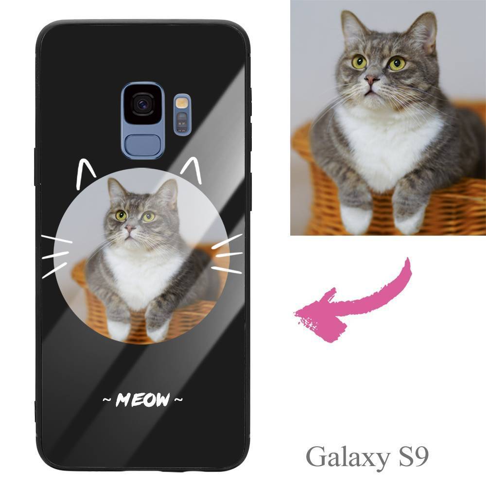 Galaxy S9 Custom Cat Photo Protective Phone Case - Giftlab