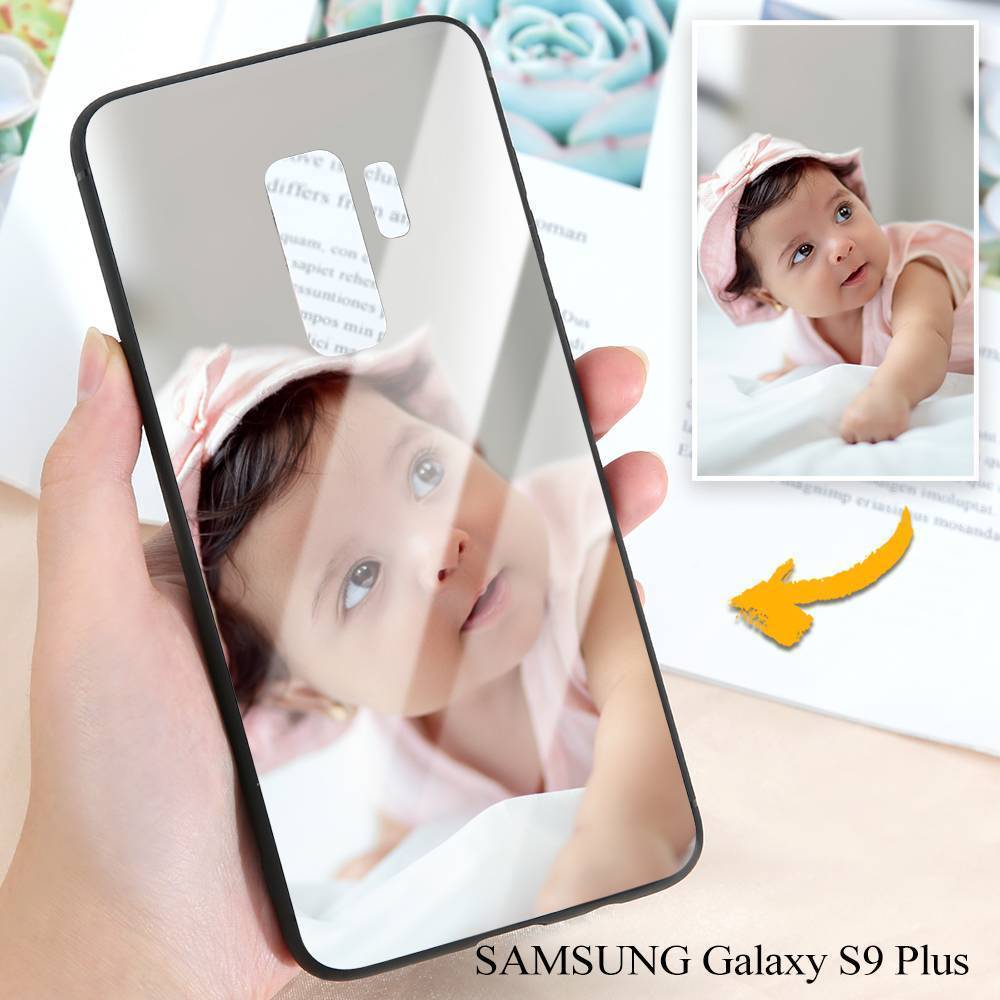 Samsung Galaxy S9 Plus Custom Photo Protective Phone Case - Glass Surface - Giftlab