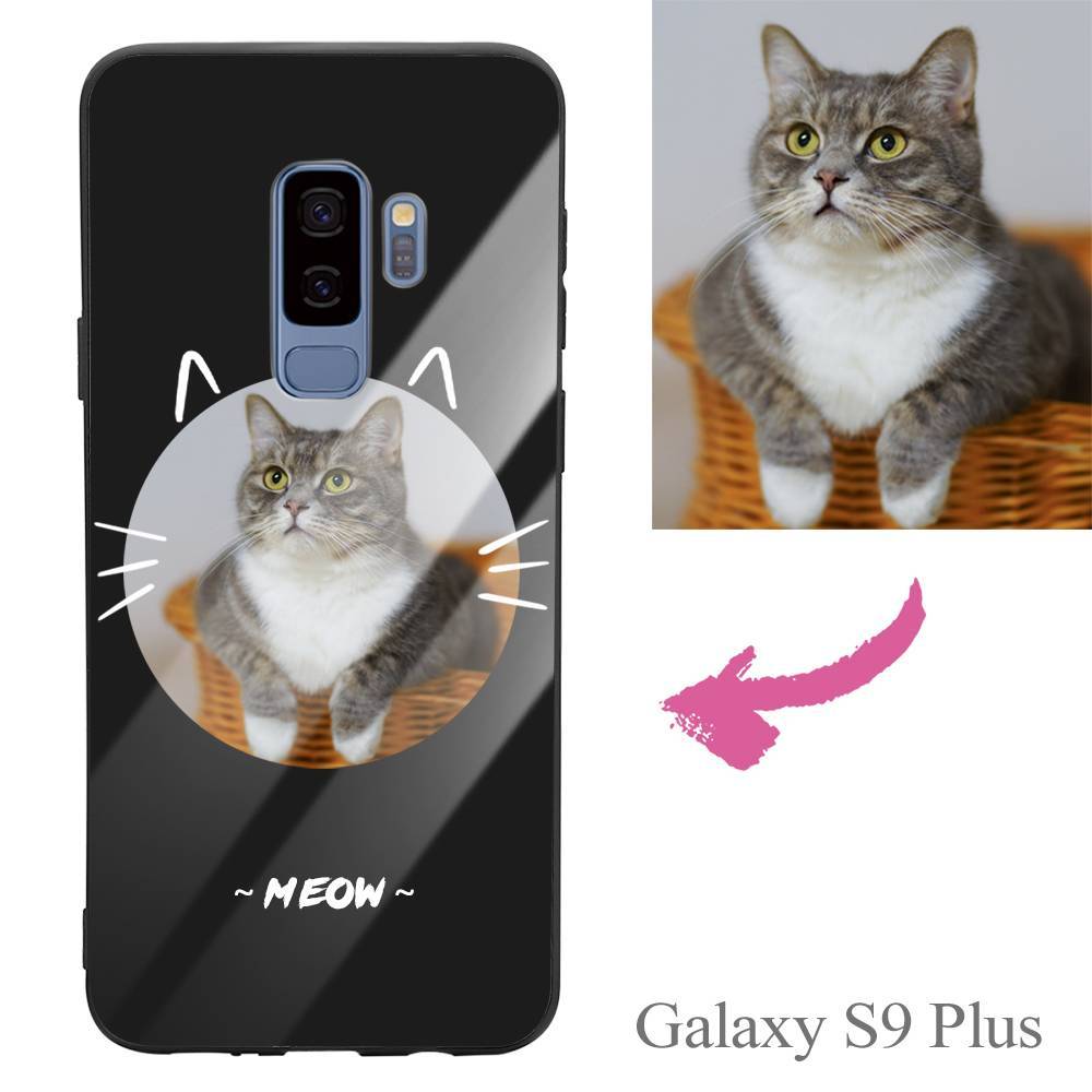 Galaxy S9 Plus Custom Cat Photo Protective Phone Case - Giftlab