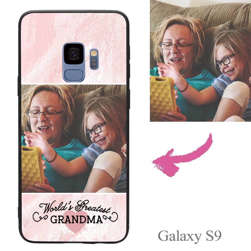 Galaxy S9 Custom Grandma Photo Protective Phone Case - Giftlab