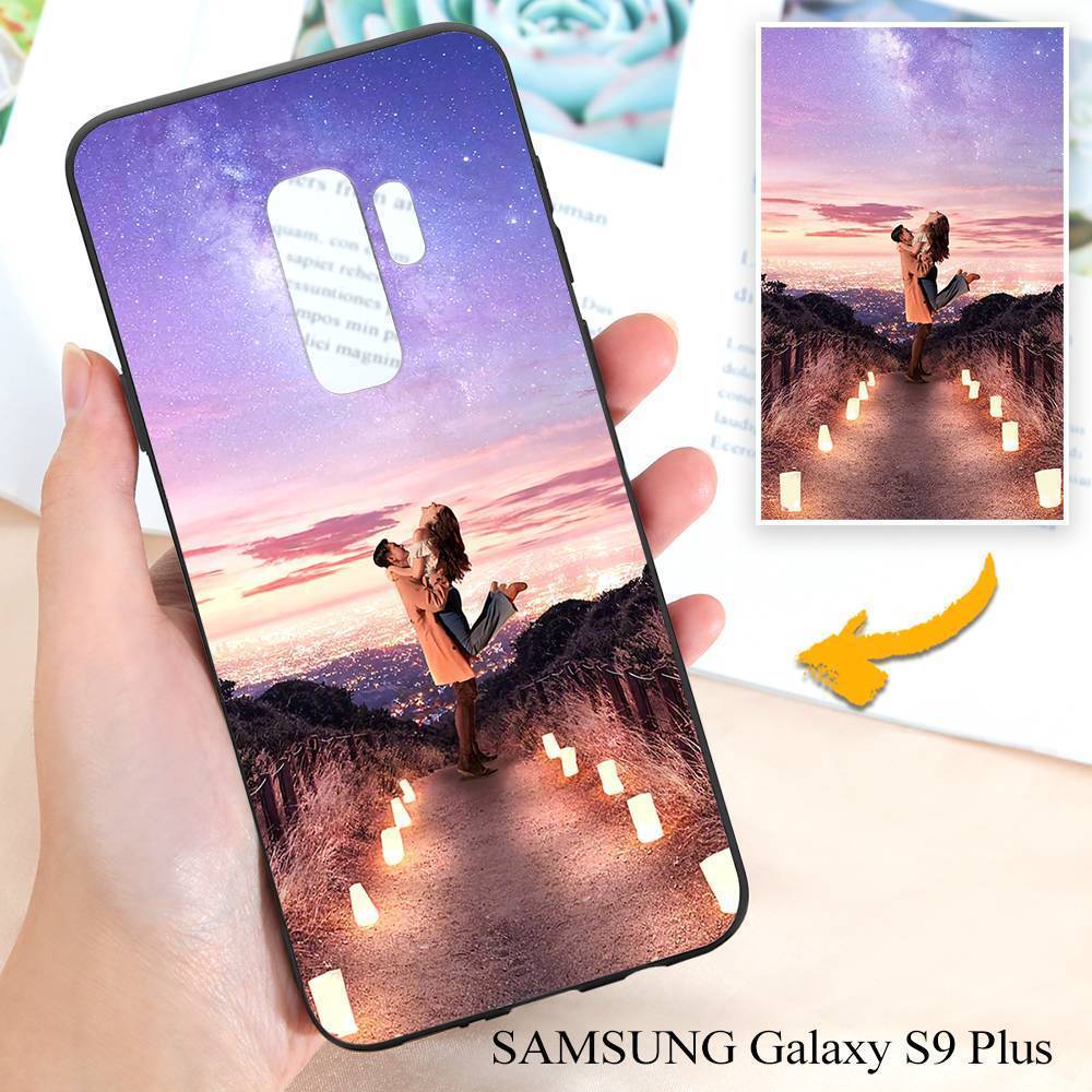 Samsung Galaxy S9 Plus Custom Phone Case-Black Edge - Giftlab