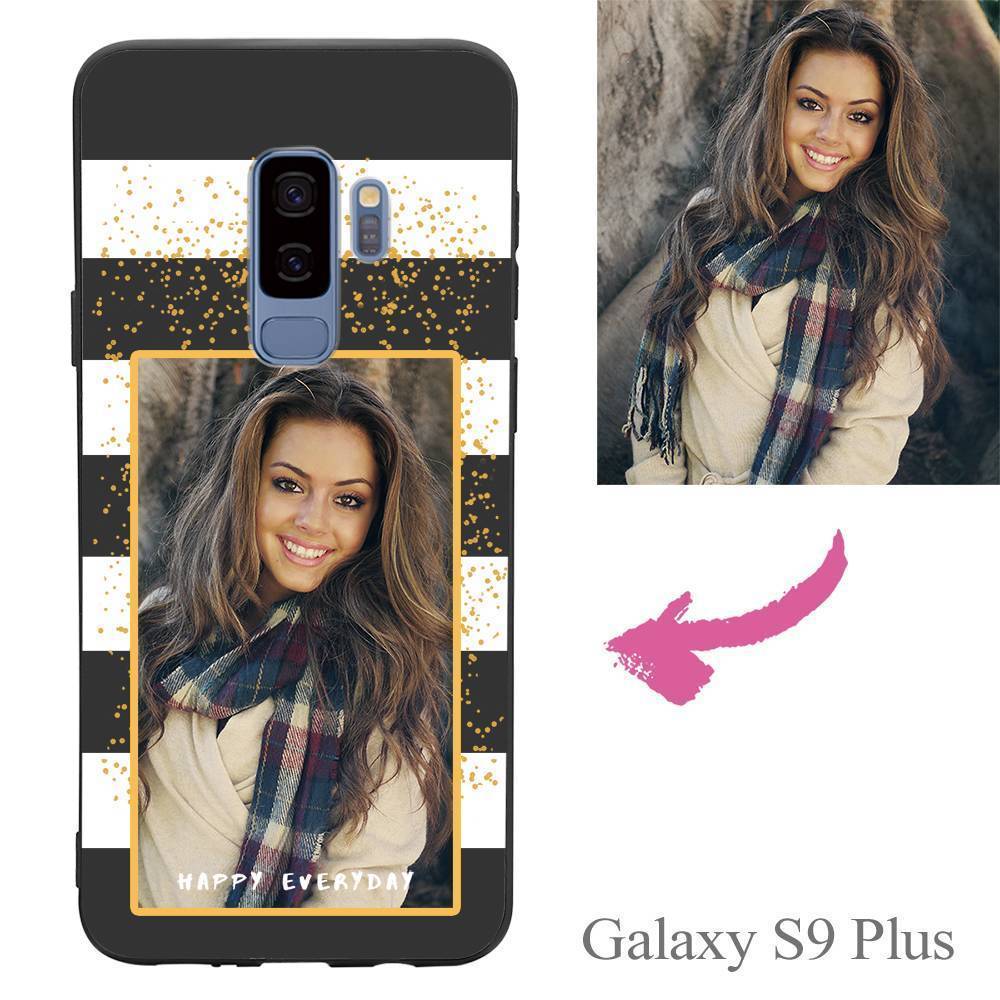 Galaxy S9 Plus Custom Happy Everyday Photo Protective Phone Case - Giftlab