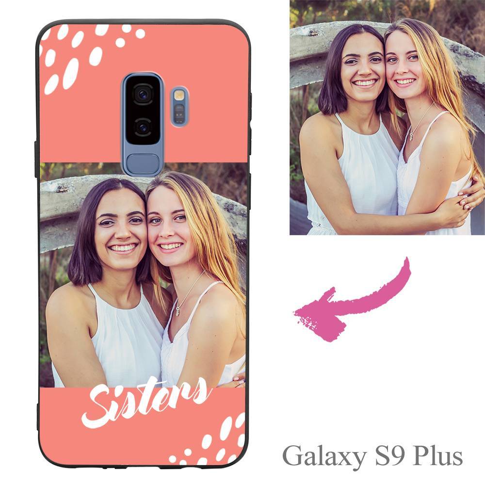 Galaxy S9 Plus Custom Sisters Photo Protective Phone Case - Giftlab