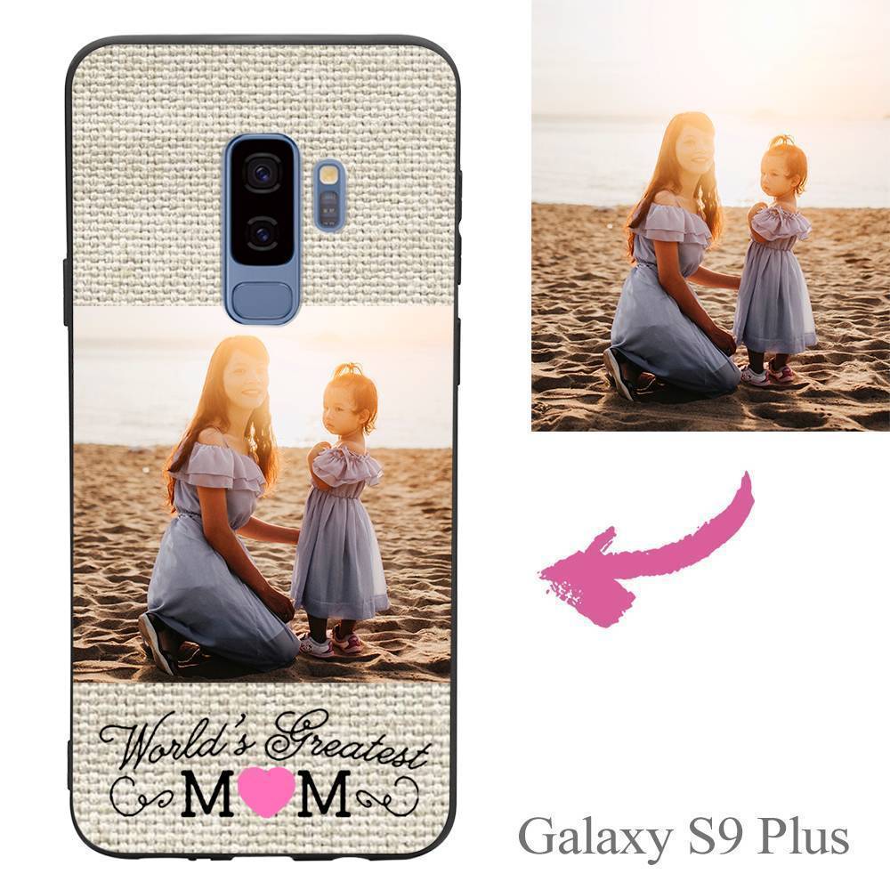 Galaxy S9 Plus Custom Mom Photo Protective Phone Case - Giftlab