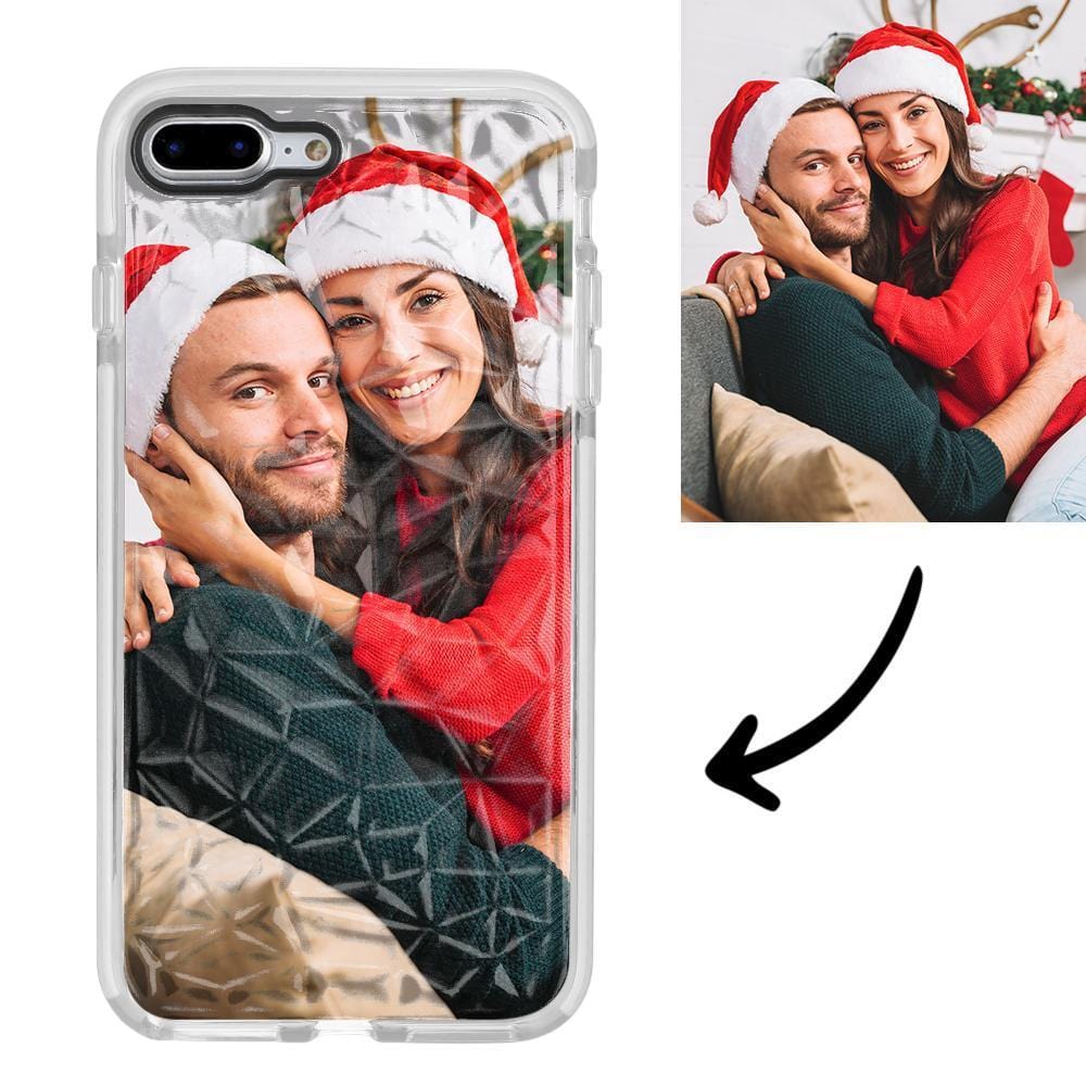 Custom Geometric Diamond Glitter iPhone Case (Protective & Shockproof) - Giftlab